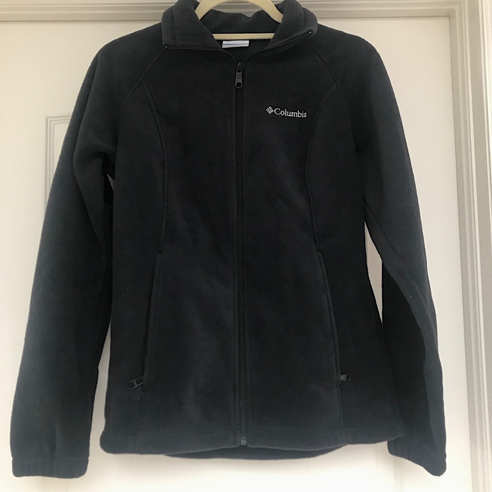 Columbia Fleece Women's Jacket S Front Zipper Warm
